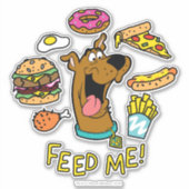 Scooby-Doo Feed Me! Sticker (Voorkant)