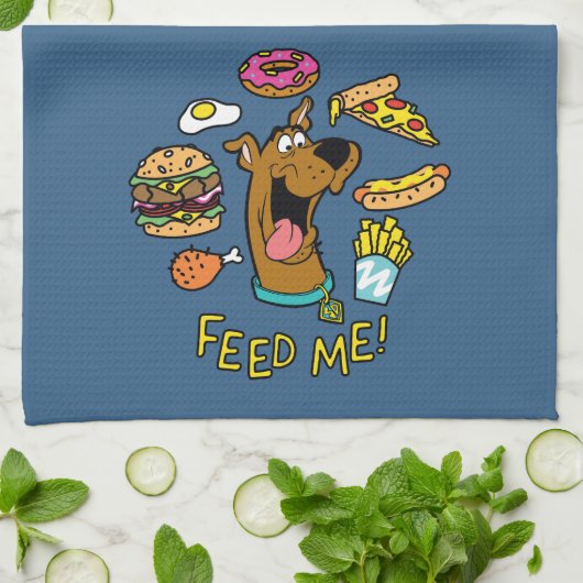 Scooby-Doo Feed Me. Theedoek (Gevouwen)