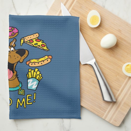 Scooby-Doo Feed Me. Theedoek (Quarter Fold)