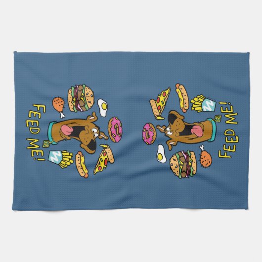 Scooby-Doo Feed Me. Theedoek (Horizontaal)