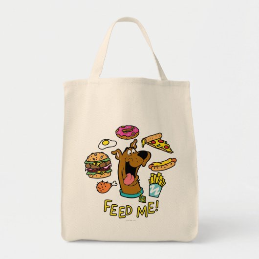 Scooby-Doo Feed Me. Tote Bag (Voorkant)