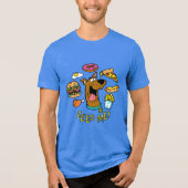 Scooby-Doo Feed Me. Tri-Blend Shirt (Voorkant)