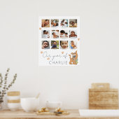 Scooby-Doo First Birthday - 12 Maandelijkse Foto C Poster (Keuken)