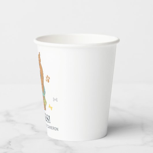 Scooby-Doo First Birthday Papieren Bekers (Achterkant)