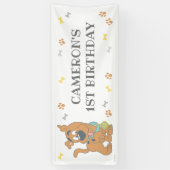 Scooby-Doo First Birthday Spandoek (Verticaal)