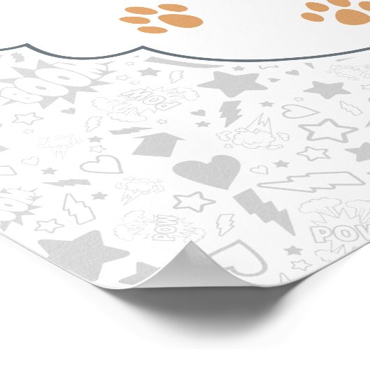 Scooby-Doo First Birthday Welkom Poster (Hoek)