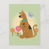 Scooby-Doo Following Butterfly Briefkaart (Voorkant)