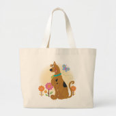 Scooby-Doo Following Butterfly Grote Tote Bag (Voorkant)