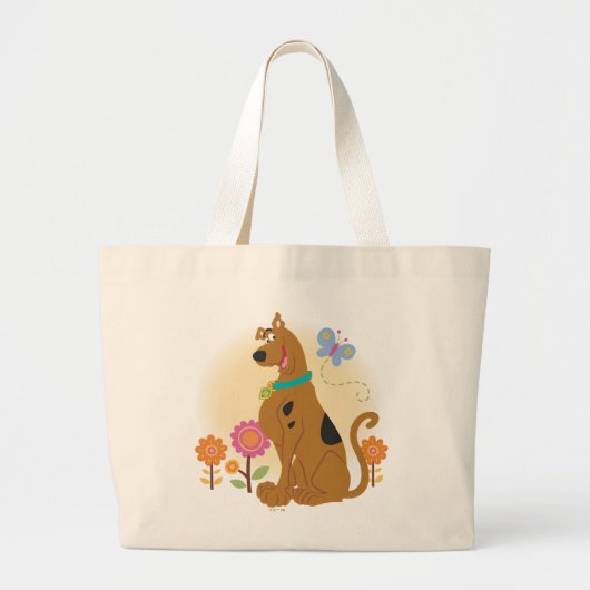 Scooby-Doo Following Butterfly Grote Tote Bag (Voorkant)