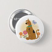 Scooby-Doo Following Butterfly Ronde Button 5,7 Cm (Voorkant /achterkant)