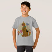 Scooby-Doo Following Butterfly T-shirt (Voorkant volledig)