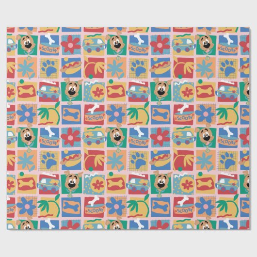 Scooby-Doo | Fun Baby Pattern Cadeaupapier (Vlak)