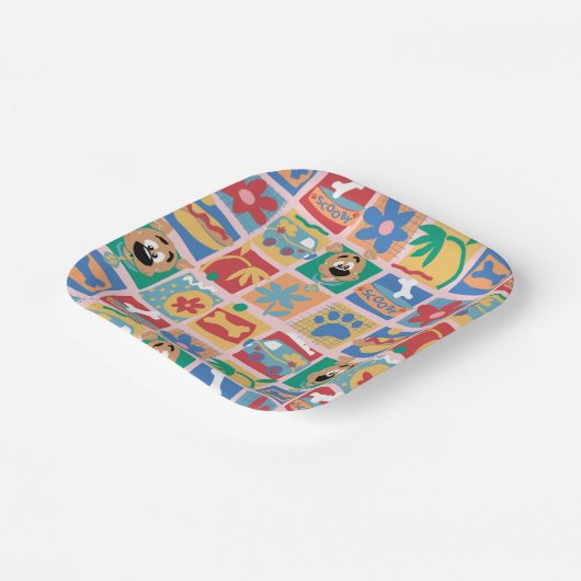 Scooby-Doo | Fun Baby Pattern Papieren Bordje (Gebogen)