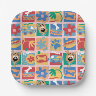 Scooby-Doo Fun Baby Pattern Papieren Bordje