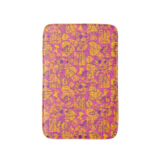 Scooby-Doo | Funky Flower Pattern Badmat (Voorkant Verticaal)
