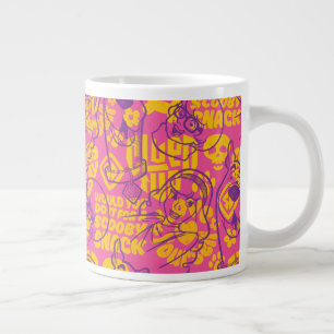 Scooby-Doo   Funky Flower Pattern Grote Koffiekop