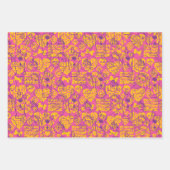 Scooby-Doo | Funky Flower Pattern Inpakpapier Vel (Voorkant 3)