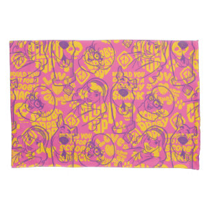 Scooby-Doo Funky Flower Pattern Kussensloop