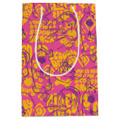 Scooby-Doo | Funky Flower Pattern Medium Cadeauzakje (Voorkant)