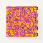 Scooby-Doo | Funky Flower Pattern Notitieboek (Achterkant)