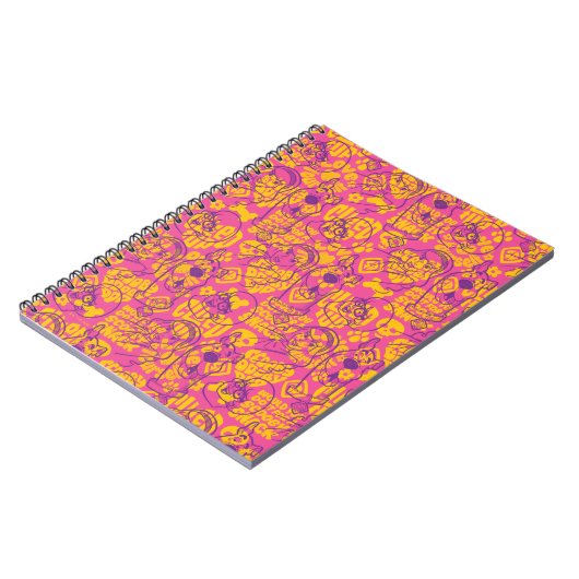 Scooby-Doo | Funky Flower Pattern Notitieboek (Linkerzijde)