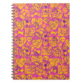 Scooby-Doo | Funky Flower Pattern Notitieboek (Voorkant)
