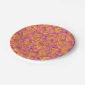 Scooby-Doo | Funky Flower Pattern Papieren Bordje (Gekanteld)