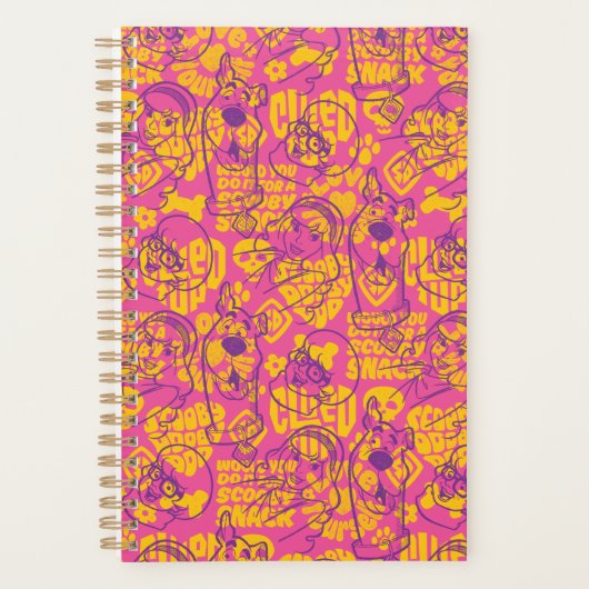 Scooby-Doo | Funky Flower Pattern Planner (Voorkant)
