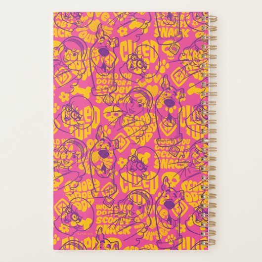 Scooby-Doo | Funky Flower Pattern Planner (Achterkant)