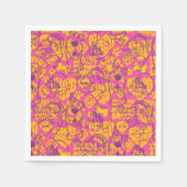 Scooby-Doo | Funky Flower Pattern Servet (Voorkant)