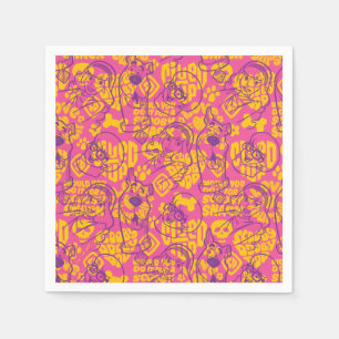 Scooby-Doo   Funky Flower Pattern Servet