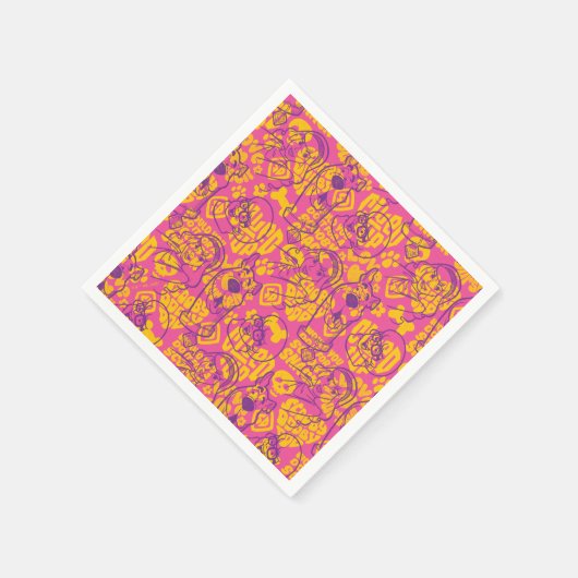 Scooby-Doo | Funky Flower Pattern Servet (Hoek)