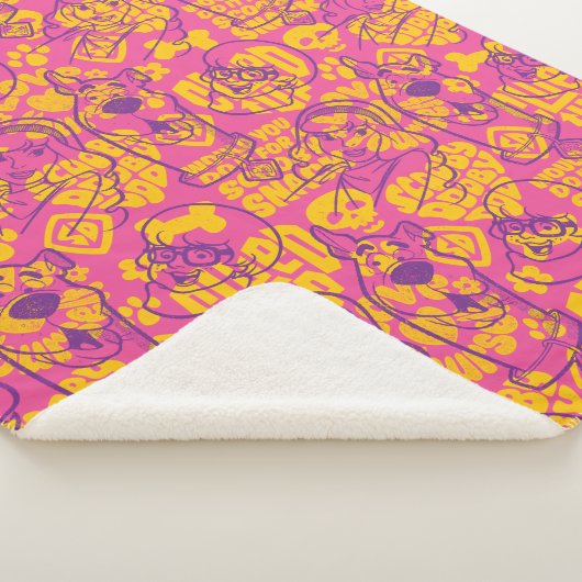 Scooby-Doo | Funky Flower Pattern Sherpa Deken (3/4)