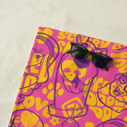 Scooby-Doo | Funky Flower Pattern Strandlaken (In situ)