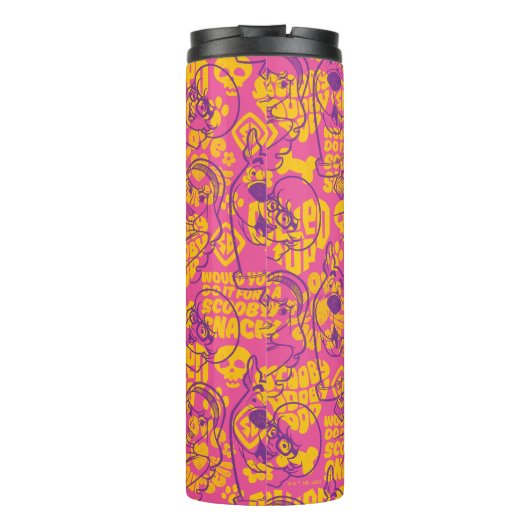 Scooby-Doo | Funky Flower Pattern Thermosbeker (Achterkant)