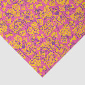 Scooby-Doo | Funky Flower Pattern Tissuepapier (Detail)