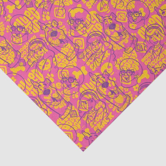 Scooby-Doo | Funky Flower Pattern Tissuepapier (Detail)