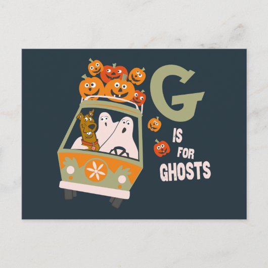 Scooby-Doo | G is voor Ghosts Briefkaart (Voorkant)