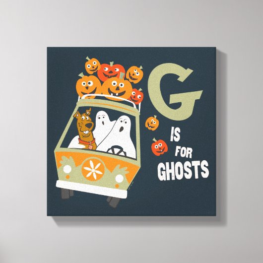 Scooby-Doo | G is voor Ghosts Canvas Afdruk (Voorkant)