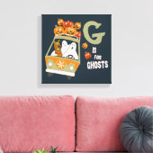 Scooby-Doo | G is voor Ghosts Canvas Afdruk (Insitu (Woonkamer))