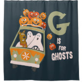Scooby-Doo | G is voor Ghosts Douchegordijn (Voorkant)