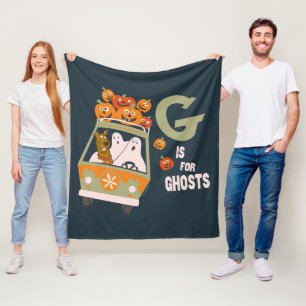Scooby-Doo G is voor Ghosts Fleece Deken