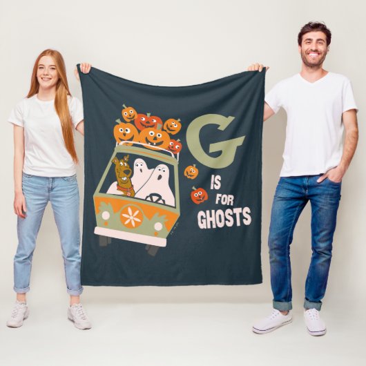 Scooby-Doo | G is voor Ghosts Fleece Deken (In situ)