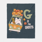 Scooby-Doo | G is voor Ghosts Fleece Deken (Voorkant)
