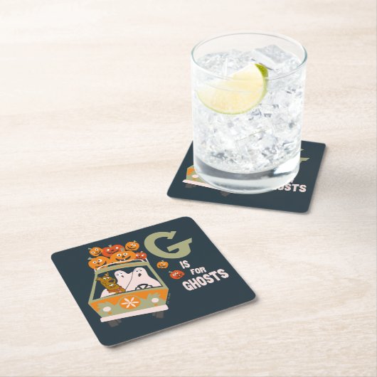 Scooby-Doo | G is voor Ghosts Kartonnen Onderzetters (Insitu)