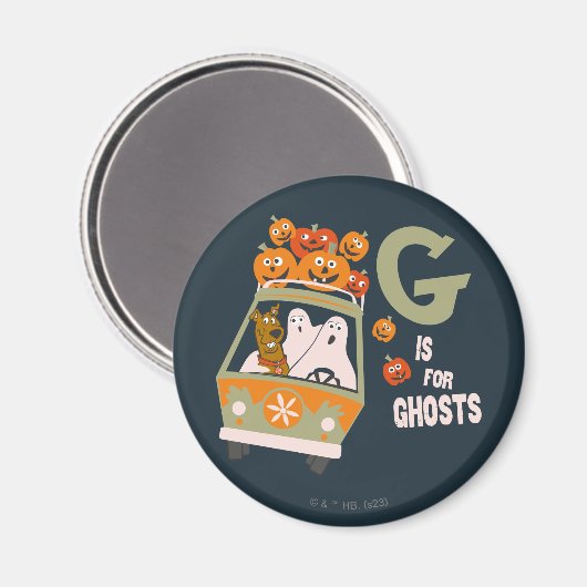 Scooby-Doo | G is voor Ghosts Magneet (Voorkant / Achterkant)