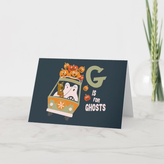Scooby-Doo | G is voor Ghosts Notitiekaartje (Voorkant)