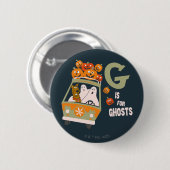 Scooby-Doo | G is voor Ghosts Ronde Button 5,7 Cm (Voorkant /achterkant)