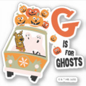Scooby-Doo | G is voor Ghosts Sticker (Voorkant)