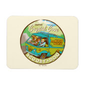 Scooby-Doo | Gang Driving Through "Crystal Cove" Magneet (Horizontaal)